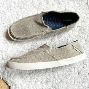 Gotcha: Mens Khaki/Tan Hipster Slip On Canvas Round Toed Sneaker Shoes Size 8